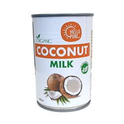 Hello Pure - Cert. Organic Coconut Milk - 400ml can
