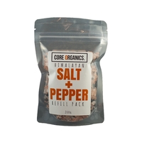 Pickle & Spice Pink Himalayan Salt & Organic Pepper Re-fill 200g Per Unit