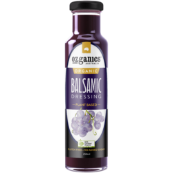 Ozganics - Balsamic Dressing with Olive Oil 250ml Per Bottle 