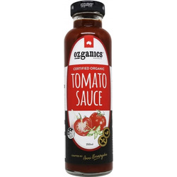 Ozganics - Organic Tomato Sauce 250ml Per Bottle