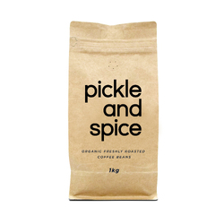 Pickle & Spice - Premium Organic Coffee Beans - 1kg per packet