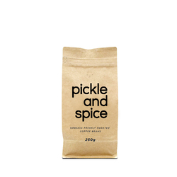 Pickle & Spice - Premium Organic Coffee Beans - 250g per packet