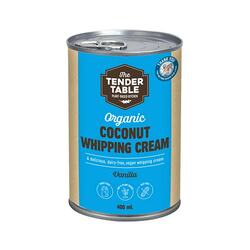 Tender Table - Vanilla Organic Coconut Whipping Cream 400gm