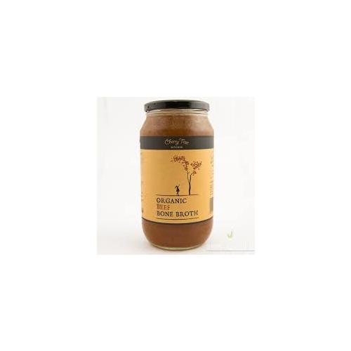 Cherry Tree Org Beef Bone Broth 1lt FRIDGE REQ