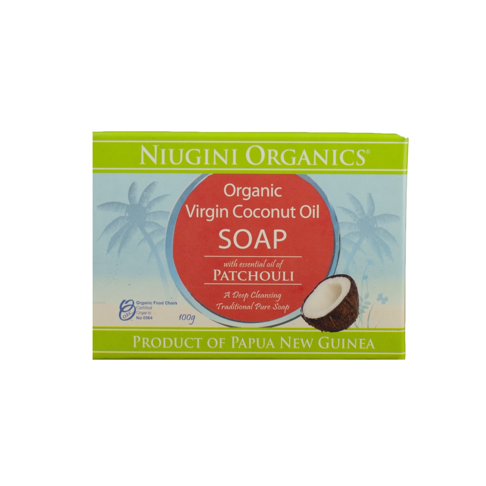 Niugini Organics - Coconut Patchouli Soap Per Bar
